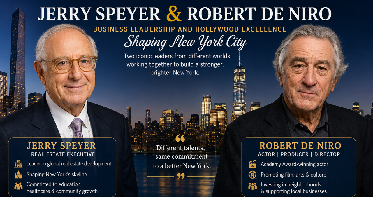 Jerry Speyer and Robert De Niro: How Business Leadership and Hollywood Excellence Shaped New York City 9 Jerry Speyer and Robert De Niro