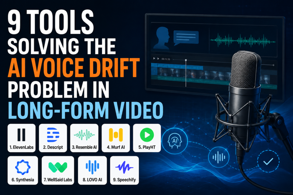 9 Tools Solving the AI Voice Drift Problem in Long-Form Video